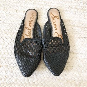 Sam Edelman Woven Flats Mules